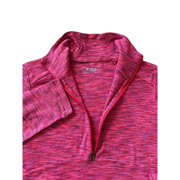 Columbia‎ Sportswear Womens M Pullover Long Sleeve Cowl Neck Sweatshirt Magenta - Picture 1 of 7